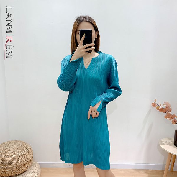 pleated short dress v-neck spring summer long sleeve mini dresses female elegant fashion streetwear tide yk029 210507, Black;gray
pleated short dress v-neck spring summer long sleeve mini dresses female elegant fashion streetwear tide yk029 210507, Black;gray