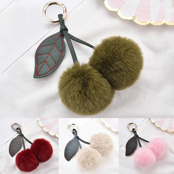keychains lovely hairball key chains for girls men cherry fake fur charm backpacks friend gifts accessories, Silver
keychains lovely hairball key chains for girls men cherry fake fur charm backpacks friend gifts accessories, Silver