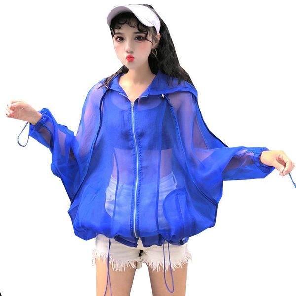 women's jackets summer 2021 fashiom clothing size hooded collar clothes loose harajuku style mesh sun protection coat yzh388, Black;brown
women's jackets summer 2021 fashiom clothing size hooded collar clothes loose harajuku style mesh sun protection coat yzh388, Black;brown