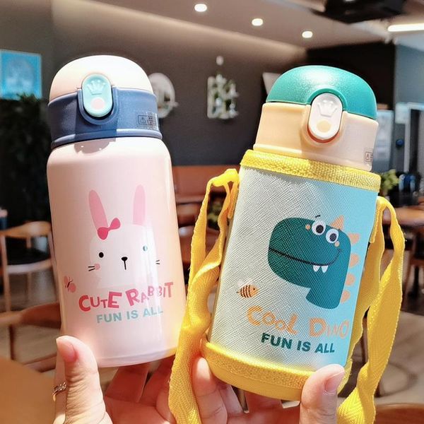 portable vacuum cup children out straps kettle 304 stainless steel elementary adorable sippy cups water bottles
portable vacuum cup children out straps kettle 304 stainless steel elementary adorable sippy cups water bottles