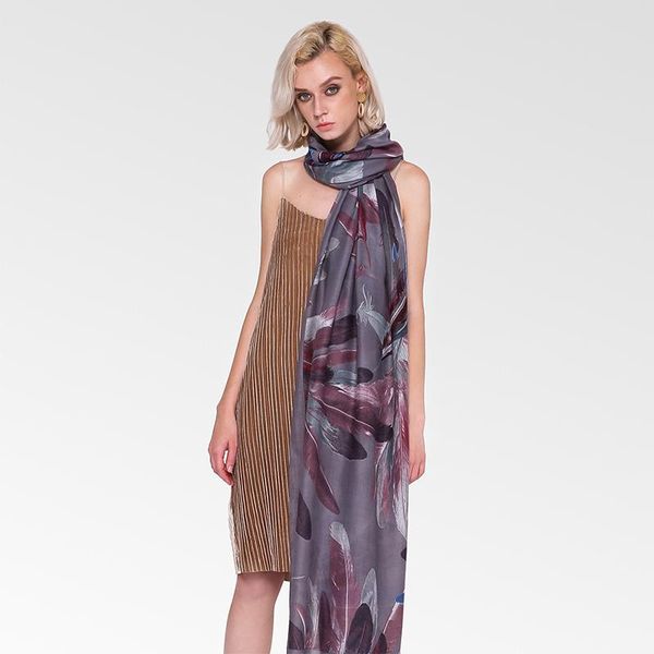 scarves spring and summer arrival casual beautiful light scarf sunscreen beach shade feather print wild thin, Blue;gray
scarves spring and summer arrival casual beautiful light scarf sunscreen beach shade feather print wild thin, Blue;gray