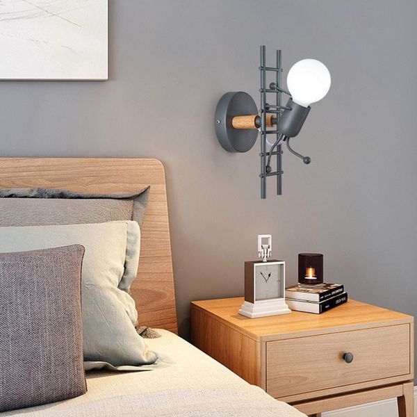 night lights nordic wall lamp creative light little man e27 bulb cartoon robot bedside indoor art decor
night lights nordic wall lamp creative light little man e27 bulb cartoon robot bedside indoor art decor