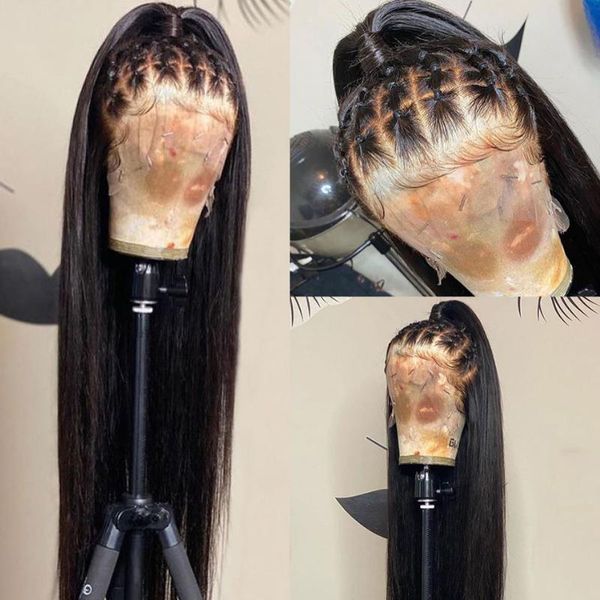 synthetic wigs jet black color long straight transparent lace front wig with baby hair preplucked daily heat temperature fiber
synthetic wigs jet black color long straight transparent lace front wig with baby hair preplucked daily heat temperature fiber