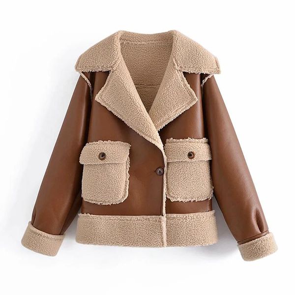 women's leather & faux pu jackets winter warm coat outwear thick long sleeve streetwear moto bikers ladies, Black
women's leather & faux pu jackets winter warm coat outwear thick long sleeve streetwear moto bikers ladies, Black