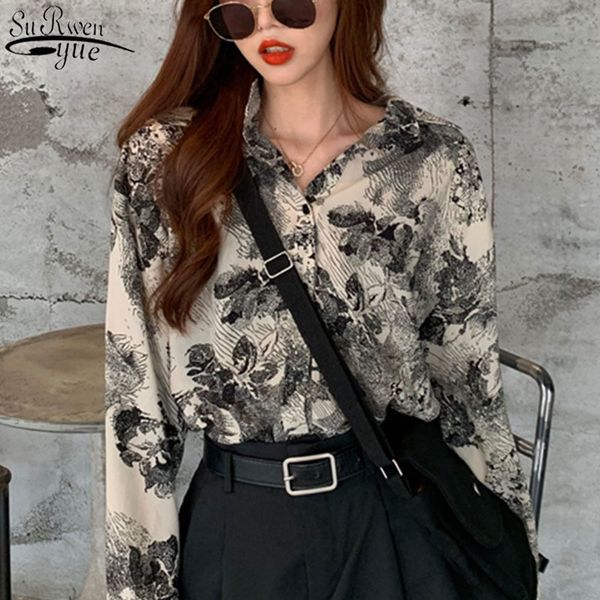 autumn loose long sleeve chiffon blouse plus size printed women's shirt western style fashion abstract cardigan blusas 11709 210417, White
autumn loose long sleeve chiffon blouse plus size printed women's shirt western style fashion abstract cardigan blusas 11709 210417, White