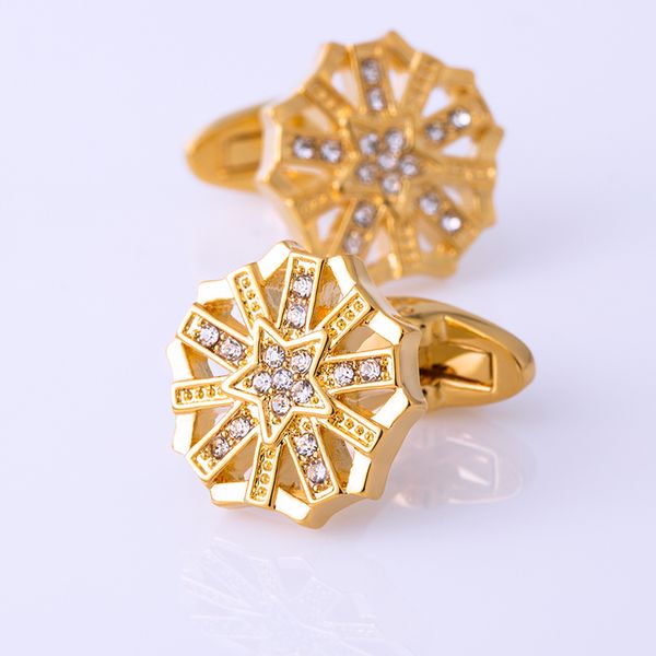 kflk jewelry shirt crystal cufflink for mens brand gold-color fashion cuff link button luxury wedding guests, Silver
kflk jewelry shirt crystal cufflink for mens brand gold-color fashion cuff link button luxury wedding guests, Silver
