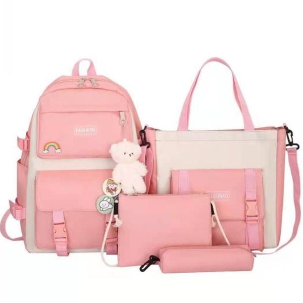 backpack 4 piece set harajuku boys and girls lapcanvas school bag suitable for teenagers cute schoolbag backpacks 2021
backpack 4 piece set harajuku boys and girls lapcanvas school bag suitable for teenagers cute schoolbag backpacks 2021