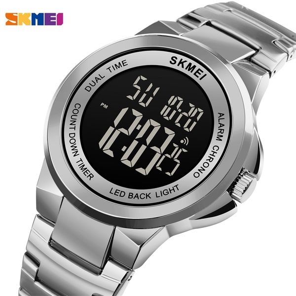 skmei brand men digital watches fashion chrono countdown electronic clock luxury stainless steel men's satch masculino 1712
skmei brand men digital watches fashion chrono countdown electronic clock luxury stainless steel men's satch masculino 1712