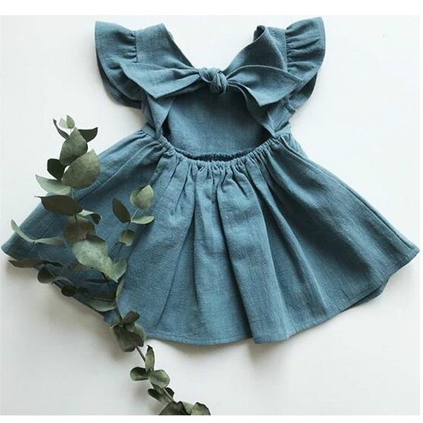 girls' summer back split deep v-neck sleeveless cotton and linen bow princess party dress european american 210417, Red;yellow
girls' summer back split deep v-neck sleeveless cotton and linen bow princess party dress european american 210417, Red;yellow