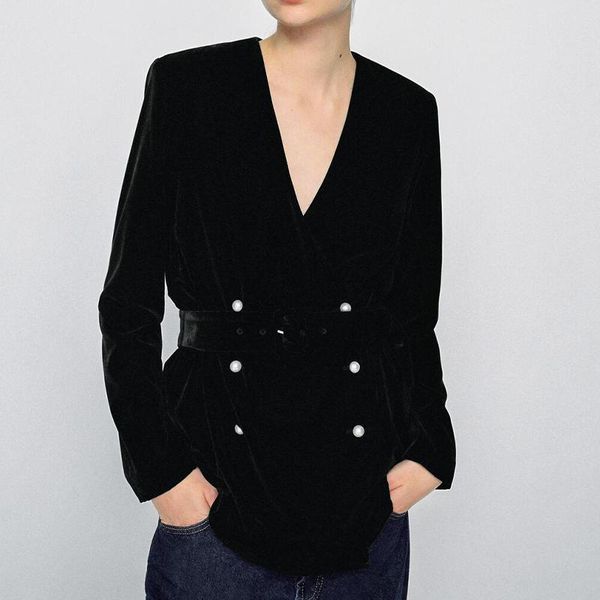 women's blouses & shirts high-quality thick shirts, long sleeves v-neck tight-fitting blouse and office professional formal wear, White
women's blouses & shirts high-quality thick shirts, long sleeves v-neck tight-fitting blouse and office professional formal wear, White