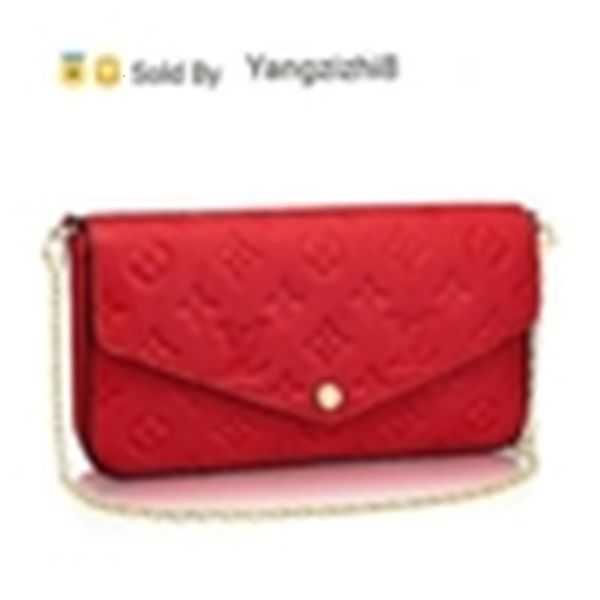 yangzizhi8 m64065 2019 pochette flicie embossing red real caviar lambskin chain flap bag long chain wallets key card holders purse clutches, Black;red
yangzizhi8 m64065 2019 pochette flicie embossing red real caviar lambskin chain flap bag long chain wallets key card holders purse clutches, Black;red