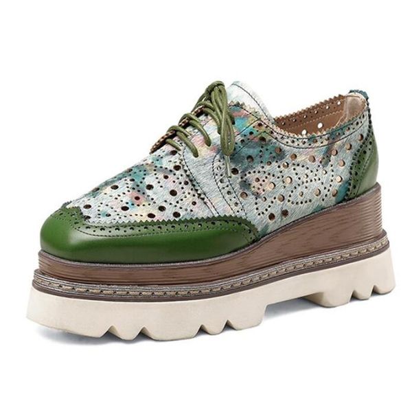 retro hollow women's wedge platform shoes 2021 spring summer genuine leather leopard print lace-up heel oxfords dress, Black
retro hollow women's wedge platform shoes 2021 spring summer genuine leather leopard print lace-up heel oxfords dress, Black