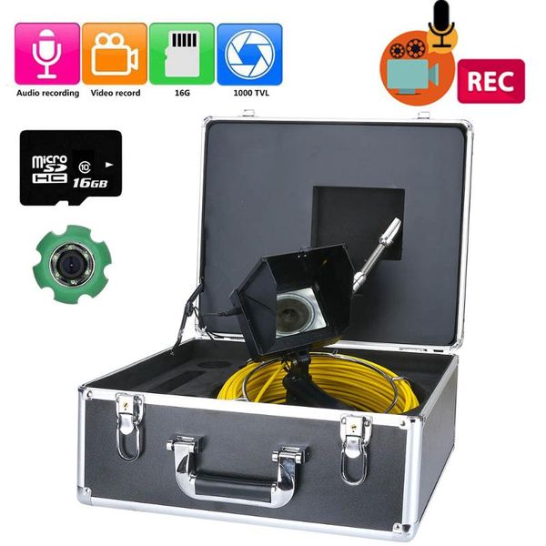 cameras 20m 30m 50m sewer pipe inspection video camera, 16gb tf card dvr ip68 drain pipeline industrial endoscope with 4.3 monitor
cameras 20m 30m 50m sewer pipe inspection video camera, 16gb tf card dvr ip68 drain pipeline industrial endoscope with 4.3 monitor