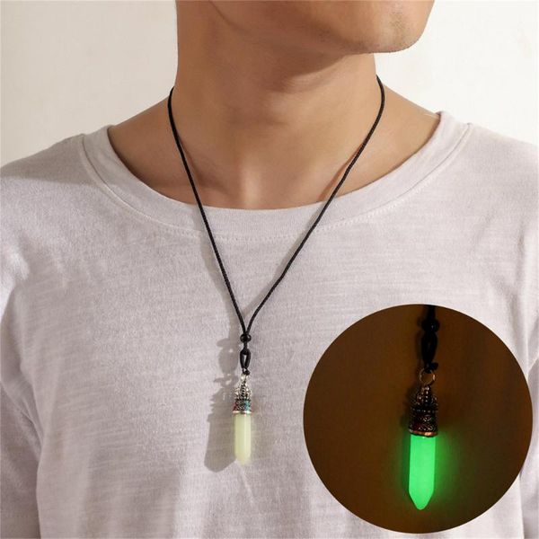 pendant necklaces vintage bohemian necklace jewelry for men women luminous natural decorations hexagonal pillar statement gift, Silver
pendant necklaces vintage bohemian necklace jewelry for men women luminous natural decorations hexagonal pillar statement gift, Silver