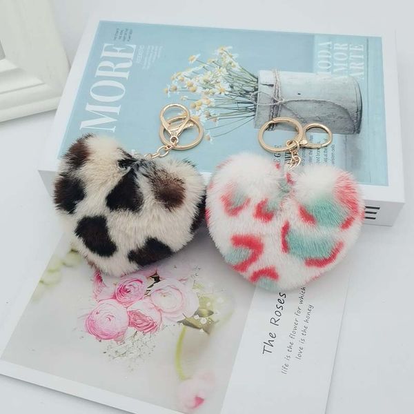 kimter leopard heart key rings jewelry fluffy pompoms keyfobs faux rabbit fur plush keychains holder bag accessories for women p152fa, Slivery;golden
kimter leopard heart key rings jewelry fluffy pompoms keyfobs faux rabbit fur plush keychains holder bag accessories for women p152fa, Slivery;golden