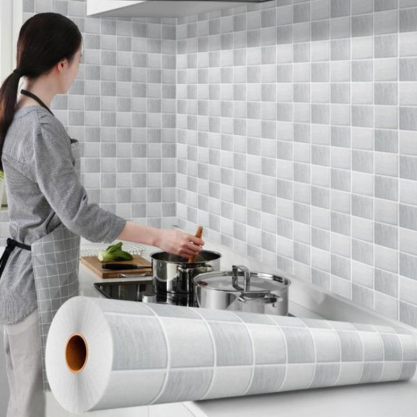 thicken waterproof and heat-resistant ceramic tile checker stickers kitchen oil-proof cabinet counterfurniture wallpaper wallpapers
thicken waterproof and heat-resistant ceramic tile checker stickers kitchen oil-proof cabinet counterfurniture wallpaper wallpapers