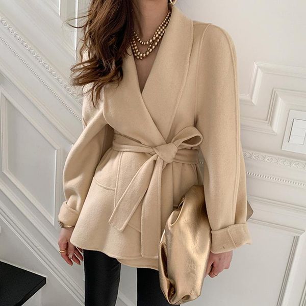 women's suits & blazers 2021 autunm winter women woolen cardigans jackets thicken coat outerwear lace up oversized, White;black
women's suits & blazers 2021 autunm winter women woolen cardigans jackets thicken coat outerwear lace up oversized, White;black