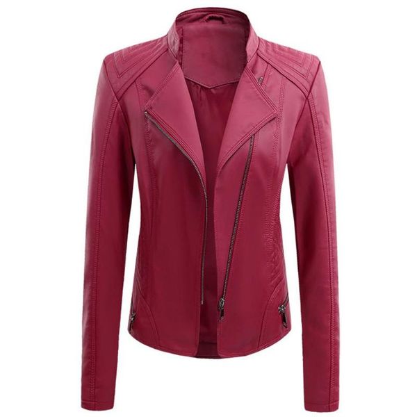 women's jackets biker coat style women leather coats streetwear pu jacket all-match, Black;brown
women's jackets biker coat style women leather coats streetwear pu jacket all-match, Black;brown