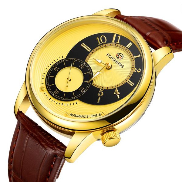 wristwatches mechanical watch 3atm waterproof automatic leather strap wristwatch fashion and delicate looking nice gift for lovers, Slivery;brown
wristwatches mechanical watch 3atm waterproof automatic leather strap wristwatch fashion and delicate looking nice gift for lovers, Slivery;brown
