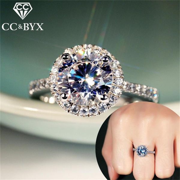 wedding rings bridal for women sterling 925 silver engagement ring cubic zirconia round stone jewelry anillos mujer 583, Slivery;golden
wedding rings bridal for women sterling 925 silver engagement ring cubic zirconia round stone jewelry anillos mujer 583, Slivery;golden