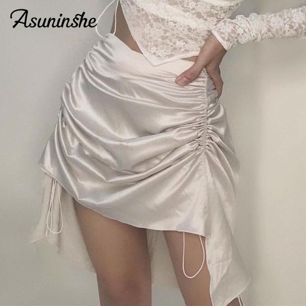asuninshe a-line chic drawstring women summer skirt 2021 high waist zipper female short party club wear ladies solid skirts, Black
asuninshe a-line chic drawstring women summer skirt 2021 high waist zipper female short party club wear ladies solid skirts, Black