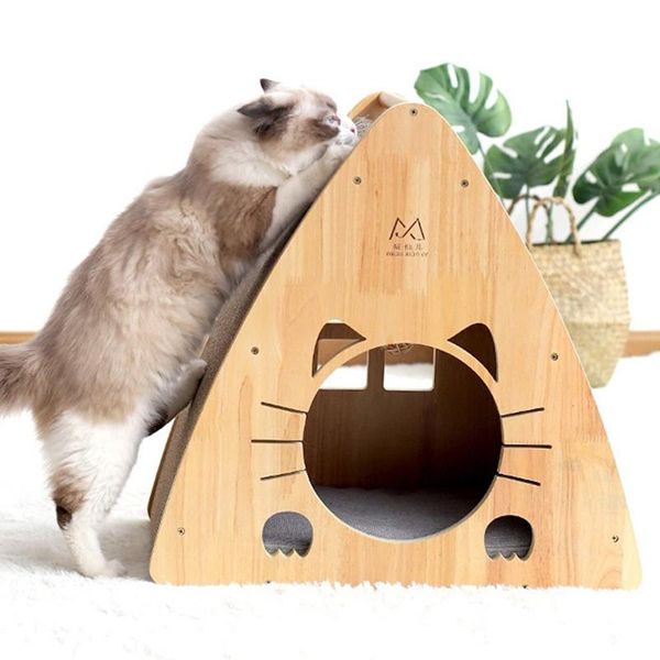 cat beds & furniture triangle corrugated paper house solid wood nest lovely door window design protect the sofa toy warm scratch
cat beds & furniture triangle corrugated paper house solid wood nest lovely door window design protect the sofa toy warm scratch