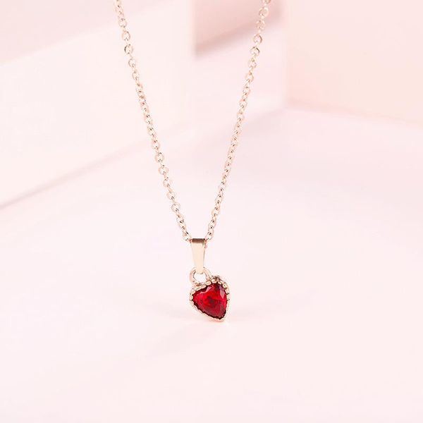 chains in 2021 korean version of red love necklace girls jewelry students rose gold titanium steel clavicle chain sweet, Silver
chains in 2021 korean version of red love necklace girls jewelry students rose gold titanium steel clavicle chain sweet, Silver