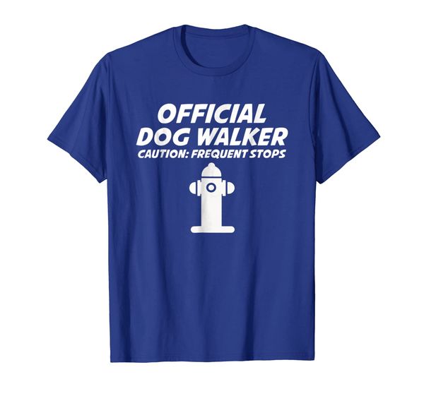 Official Dog Walker T-Shirt Funny Fire Hydrant Gift Tee, Mainly pictures