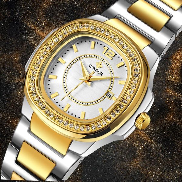 wristwatches wwoor gold watch women calendar quartz watches ladies diamond female wristwatch gift for montre femme, Slivery;brown
wristwatches wwoor gold watch women calendar quartz watches ladies diamond female wristwatch gift for montre femme, Slivery;brown