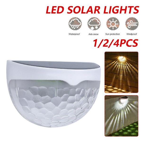 outdoor wall lamps 1/2/4 pcs 2 v/0.3 w deck light solar power led step lights sensor ip55 waterproof pathway patio yard lighting
outdoor wall lamps 1/2/4 pcs 2 v/0.3 w deck light solar power led step lights sensor ip55 waterproof pathway patio yard lighting
