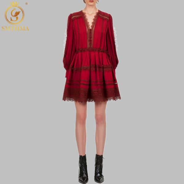 fashion spring v-neck lace long sleeve dress for female high waist mini runway womens clothing 210520, Black;gray
fashion spring v-neck lace long sleeve dress for female high waist mini runway womens clothing 210520, Black;gray