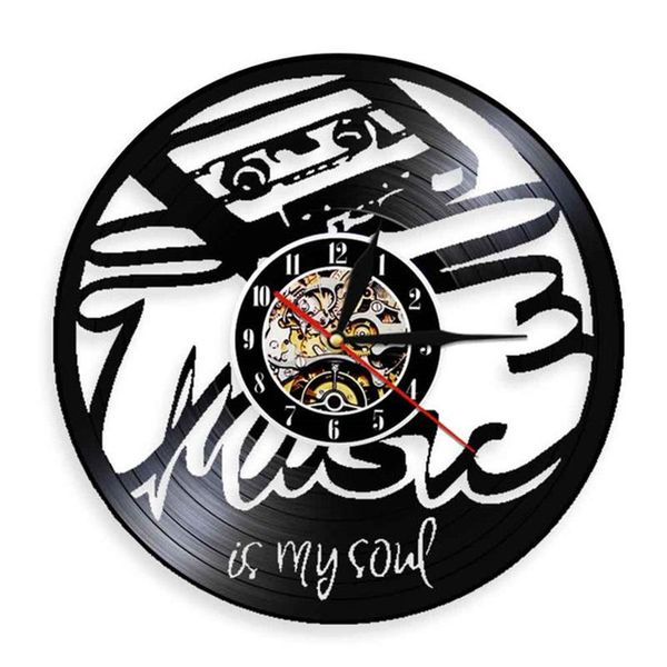 wall clocks music is my soul record art clock modern home decor unique decorative mute watch for fans original gifts
wall clocks music is my soul record art clock modern home decor unique decorative mute watch for fans original gifts