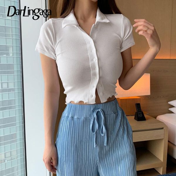 darlingaga korean fashion knitted white women's t-shirts short sleeve skinny crop button up summer t shirt basic tee shirts t-shirt
darlingaga korean fashion knitted white women's t-shirts short sleeve skinny crop button up summer t shirt basic tee shirts t-shirt