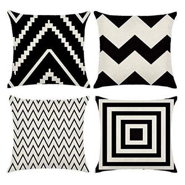 cushion/decorative pillow 1pcs classic black white geometric cushion cover car home sofa decorative pillowcase cotton linen throw coves fund
cushion/decorative pillow 1pcs classic black white geometric cushion cover car home sofa decorative pillowcase cotton linen throw coves fund