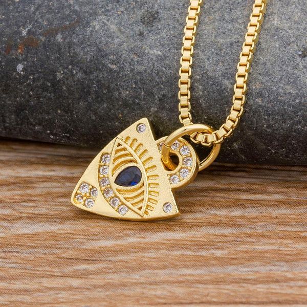 chains style shield shape necklace gold color long chain copper cz evil eye pendant charm men women custom birthday gifts, Silver
chains style shield shape necklace gold color long chain copper cz evil eye pendant charm men women custom birthday gifts, Silver