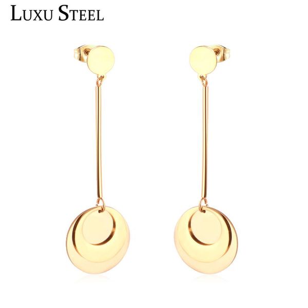 dangle & chandelier luxusteel round shape drop earrings stainless steel gold/silver color jewelry women fashion accessories wholesale party
dangle & chandelier luxusteel round shape drop earrings stainless steel gold/silver color jewelry women fashion accessories wholesale party