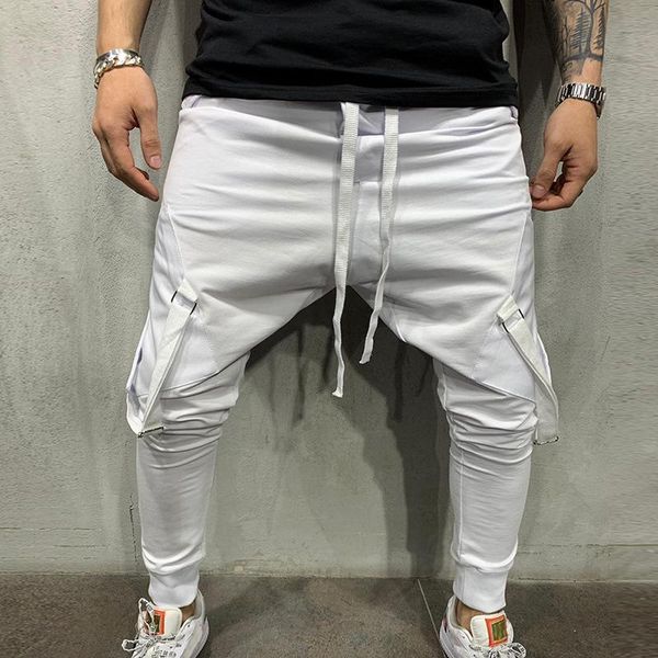 men's pants shujin stylish elastic waist solid color drawstring jogging tracksuit sweatpants beam foot sports, Black
men's pants shujin stylish elastic waist solid color drawstring jogging tracksuit sweatpants beam foot sports, Black