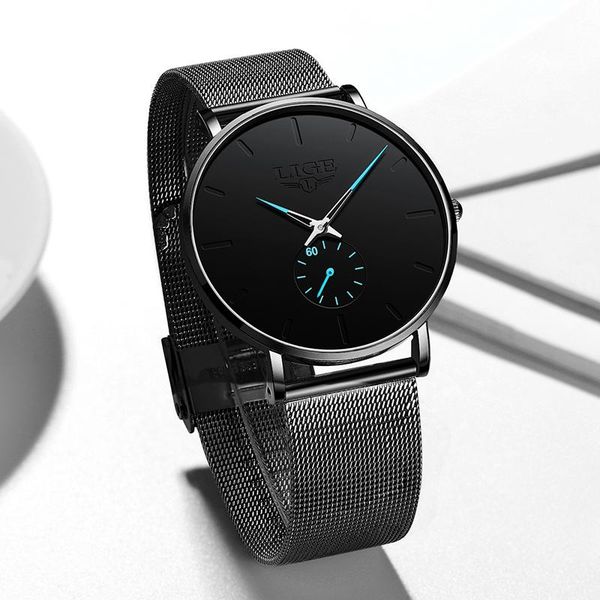 reloj hombre 2021 simple mens watches lige quartz watch for men casual mesh belt waterproof sport wristwatches, Slivery;brown
reloj hombre 2021 simple mens watches lige quartz watch for men casual mesh belt waterproof sport wristwatches, Slivery;brown