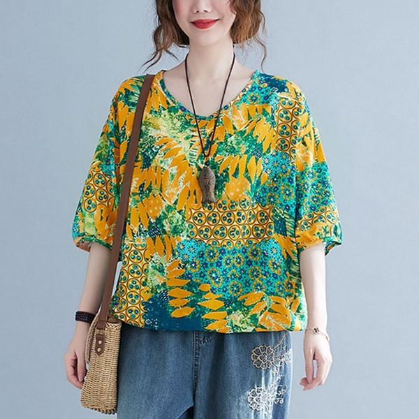 women's t-shirt women abstract printed summer 2021 vintage v-neck tees loose female half sleeve casual tshirt drawstring hem, White
women's t-shirt women abstract printed summer 2021 vintage v-neck tees loose female half sleeve casual tshirt drawstring hem, White
