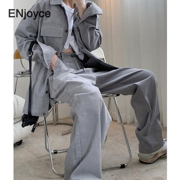 women's pants & capris autumn winter gray wide leg corduroy female casual streetwear chic loose oversize harem women trousers, Black;white
women's pants & capris autumn winter gray wide leg corduroy female casual streetwear chic loose oversize harem women trousers, Black;white