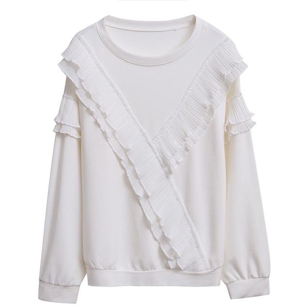 hoodie women shirts round neck pleated ruffle frilled sweatshirts korean black loose hoodies female casual coat white xxl women's &
hoodie women shirts round neck pleated ruffle frilled sweatshirts korean black loose hoodies female casual coat white xxl women's &