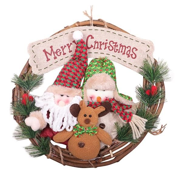christmas wreath rattan pendant door hanging santa claus snowman deer decoration decorative flowers & wreaths
christmas wreath rattan pendant door hanging santa claus snowman deer decoration decorative flowers & wreaths