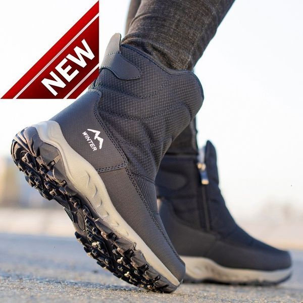 thickened antiskid casual men's winter short tube plush warm snow boots lovers waterproof cotton shoes, Black
thickened antiskid casual men's winter short tube plush warm snow boots lovers waterproof cotton shoes, Black