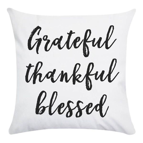 cushion/decorative pillow grateful thankful blessed happy place english phrase cushion covers modern fashion home polyester cover case
cushion/decorative pillow grateful thankful blessed happy place english phrase cushion covers modern fashion home polyester cover case
