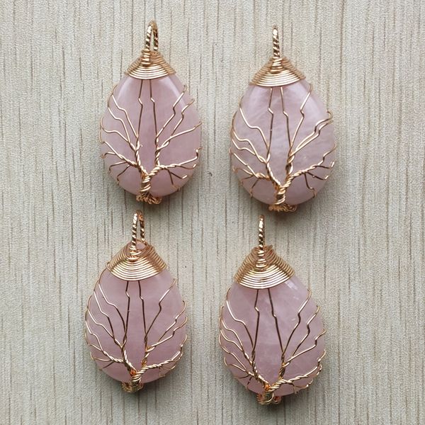 gold color pink rose quartz wire wrap handmade tree of life charms natural stone pendants diy necklace jewelry making, Bronze;silver
gold color pink rose quartz wire wrap handmade tree of life charms natural stone pendants diy necklace jewelry making, Bronze;silver