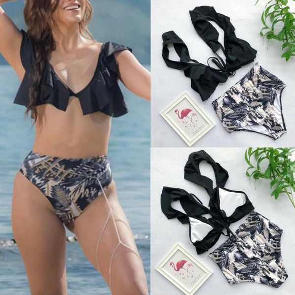 women's swimwear push-up padded bra bandage bikini set swimsuit triangle bathing, White;black
women's swimwear push-up padded bra bandage bikini set swimsuit triangle bathing, White;black