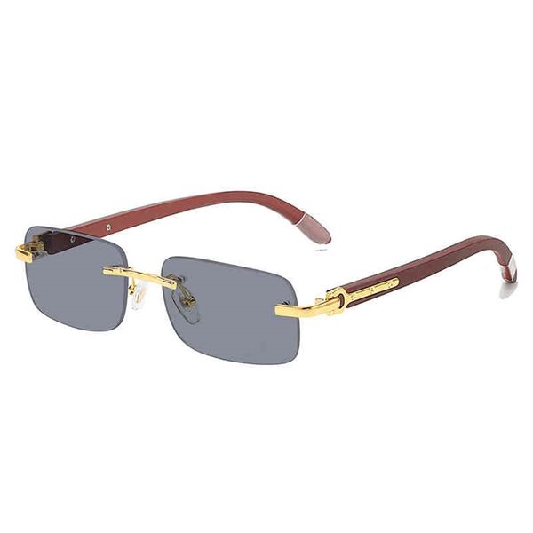 80% off wholesale new kajia frameless men's square wooden leg sunglasses women's trendy glasses, White;black
80% off wholesale new kajia frameless men's square wooden leg sunglasses women's trendy glasses, White;black