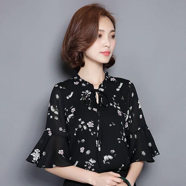 women's blouses & shirts women casual 2021 summer printed chiffon blouse shirt patchwork floral bowknot short sleeve ol hollow out larg, White
women's blouses & shirts women casual 2021 summer printed chiffon blouse shirt patchwork floral bowknot short sleeve ol hollow out larg, White