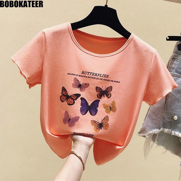 women's t-shirt summer crop t shirt women korean kawaii clothes short tshirt white vintage printed tee sleeve 2021
women's t-shirt summer crop t shirt women korean kawaii clothes short tshirt white vintage printed tee sleeve 2021