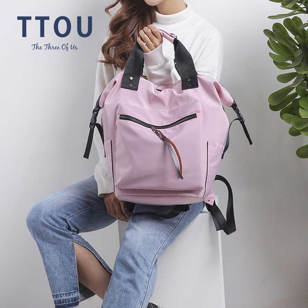 ttou nylon backpack women casual backpacks ladies high capacity back to school bag teenage girls travel students mochila bolsa y0804
ttou nylon backpack women casual backpacks ladies high capacity back to school bag teenage girls travel students mochila bolsa y0804